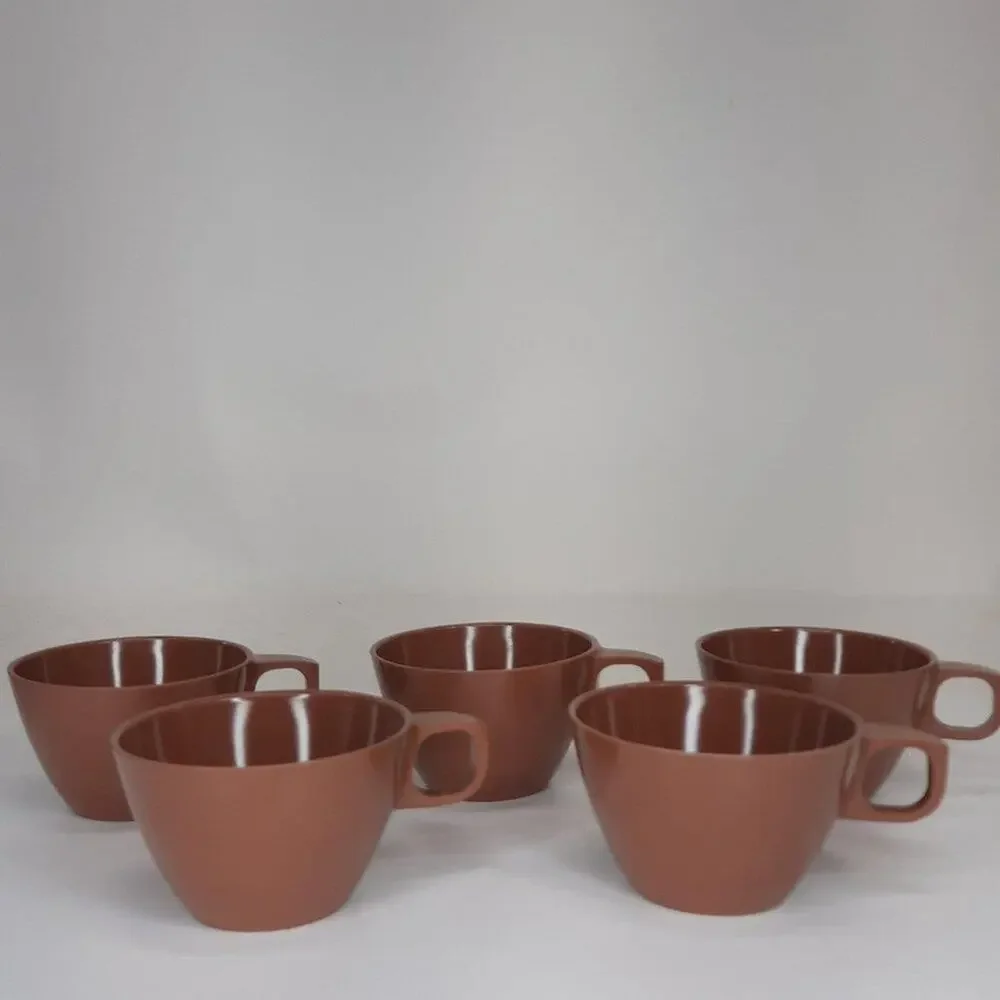 Melmac 7 Melmac Melamine Mid-Century‎ Pieces Brown 1950's